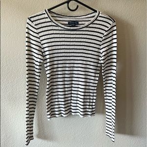 American eagle long sleeve striped top